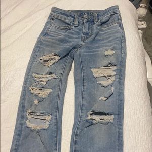 American Eagle ripped jeans